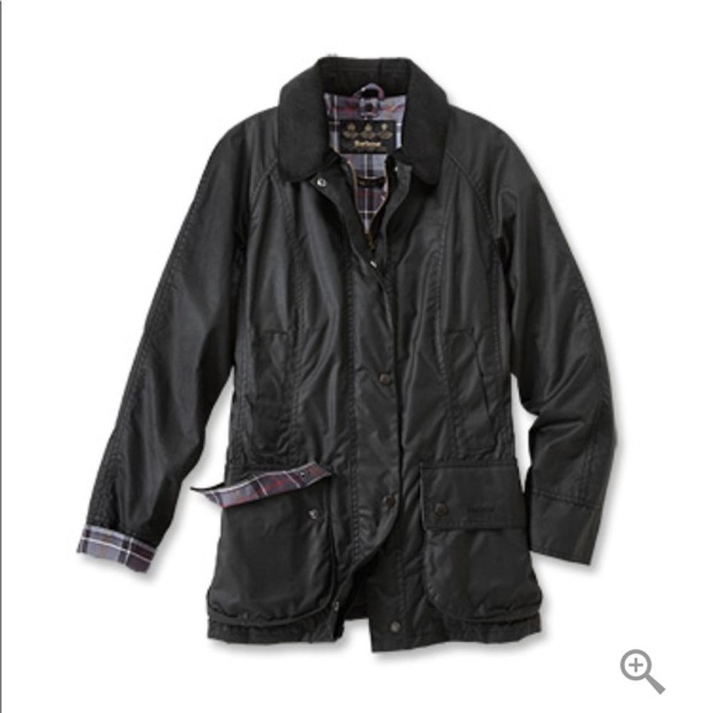 Barbour Beadnell Waxed Cotton Jacket-NEW WITHOUT TAGS